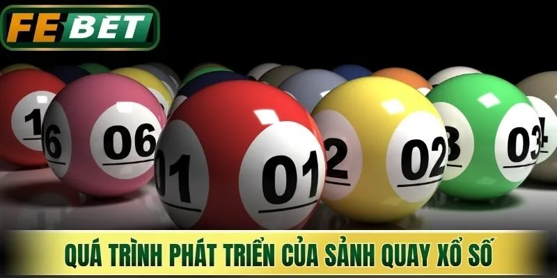 Quá trình phát triển của sảnh quay xổ số